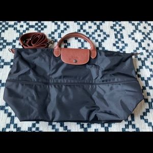 Longchamp  weekender expandable nylon tote